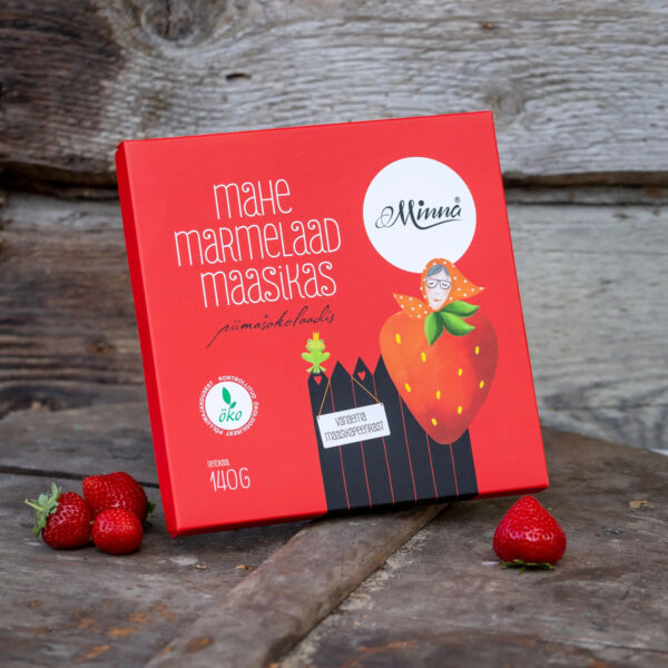 Marmelaad Maasikas piimašokolaadis 140g
