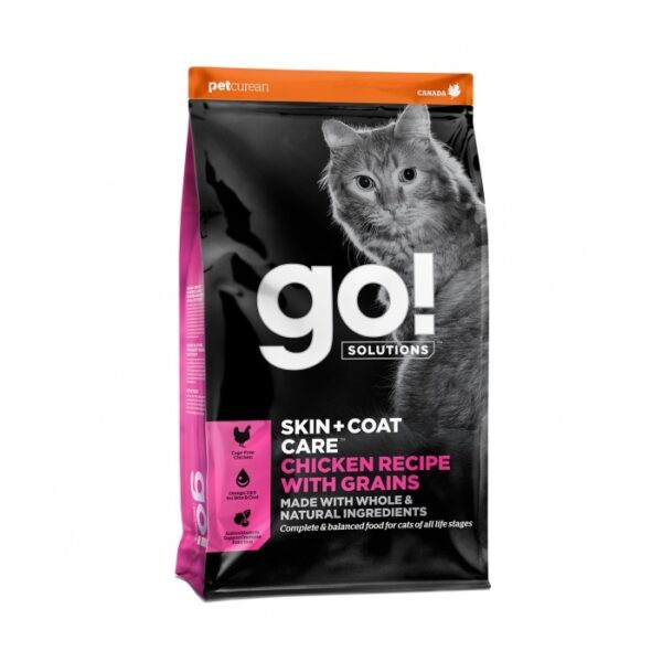 Go! Solutions kuivtoit kassile ja kassipojale Skin + Coat kanalihaga 3,7kg