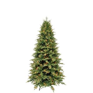 Kunstkuusk Harrison Slim roheline Led tuledega 185cm
