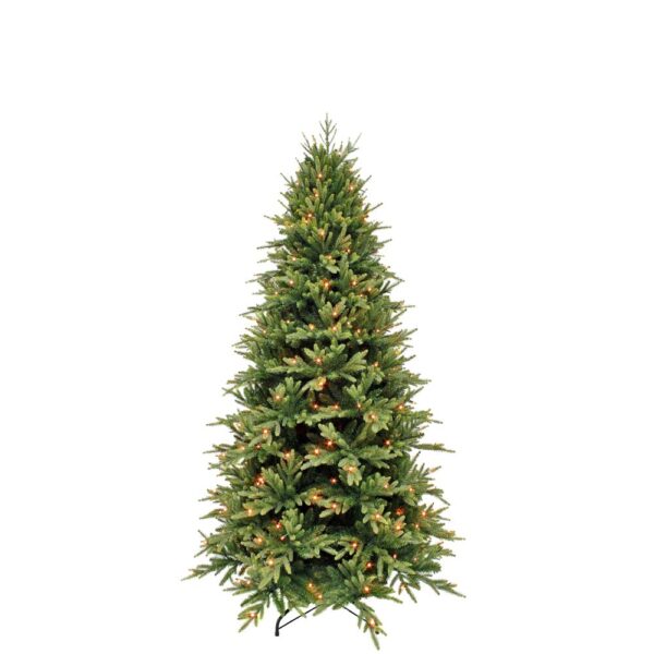 Kunstkuusk Harrison Slim roheline Led tuledega 185cm