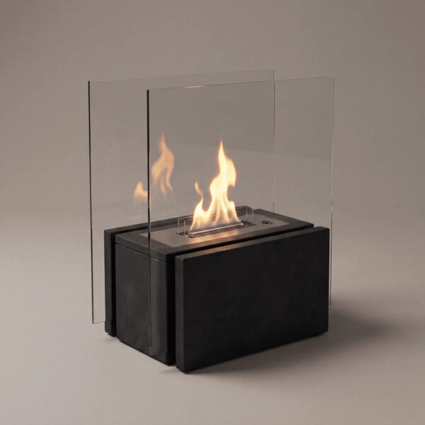 Tenderflame Freestanding õuekamin must 60x36x h67cm