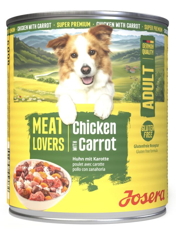 Josera konserv koerale Meat Lovers Chicken & Carrot 800g