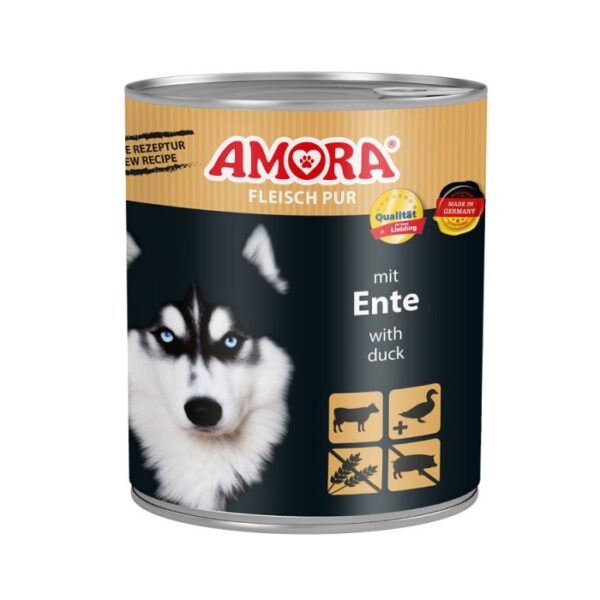 Amora märgtoit koerale Ente veise - pardi 800g