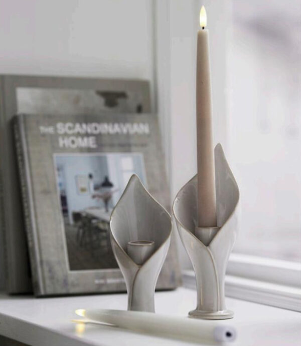 LED küünal Wikholm beež 27cm