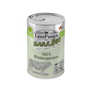 LandFleisch märgtoit koerale Rinderpansen 100% veise magu 400g