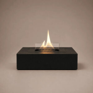 Tenderflame Daisy Natura Concrete lauakamin must 30×22,5x h11cm