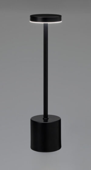 Laetav LED-laualamp must 34,2 cm