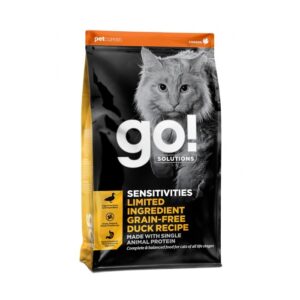 Go! Solutions kuivtoit kassile ja kassipojale Sensitivities pardiga 1,4kg