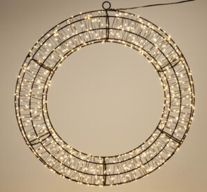 LED-valgusrõngas must Ø50 cm 720 LED