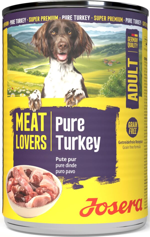 Josera konserv koerale Meat Lovers Pure Turkey 400g