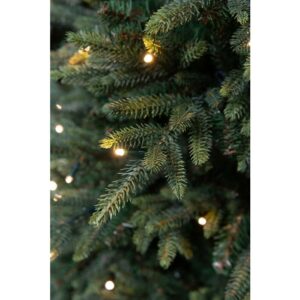 Kunstkuusk Harrison Slim roheline Led tuledega 185cm