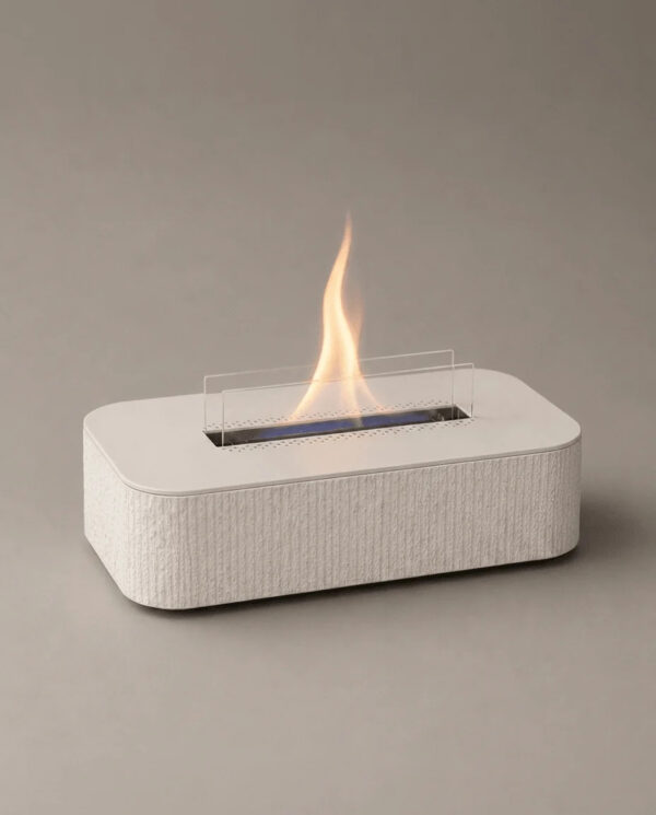 Tenderflame Glow Aris 90 lauakamin valge 25,5x16,1x h7,6cm