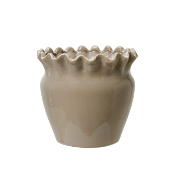 Lillepott Evelina Ø17x h16cm beež