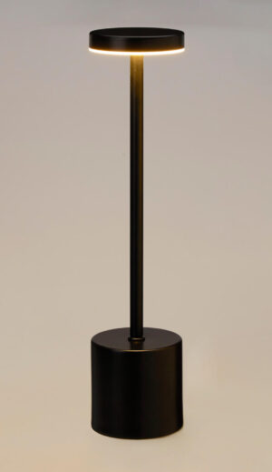 Laetav LED-laualamp must 34,2 cm