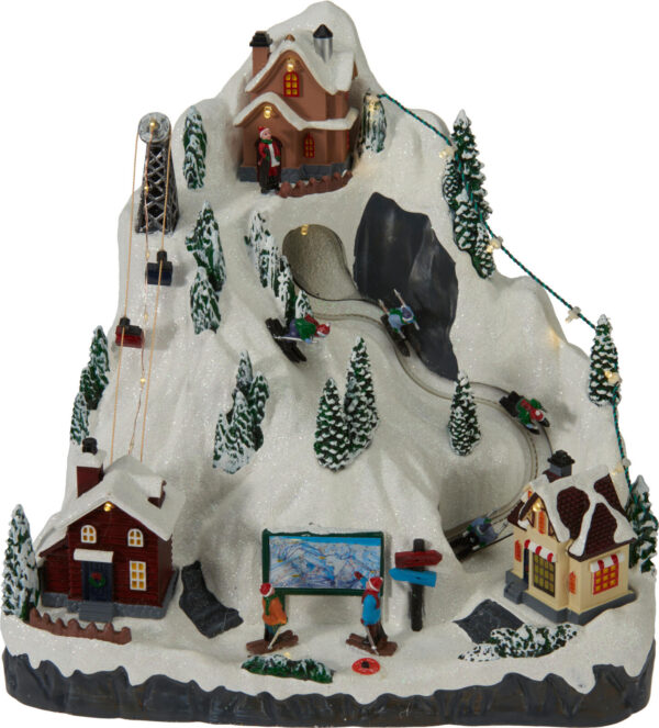 Valgusküla LED Suusamägi 30,5x24x28,5cm 1tk