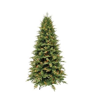 Kunstkuusk Harrison Slim roheline Led tuledega 230cm