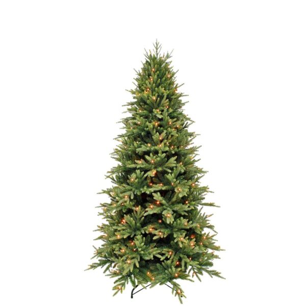 Kunstkuusk Harrison Slim roheline Led tuledega 230cm