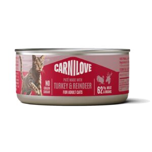 Carnilove märgtoit kassile Turkey & reindeer 100g