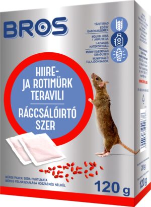 Bros hiire- ja rotimürk teravili 120g