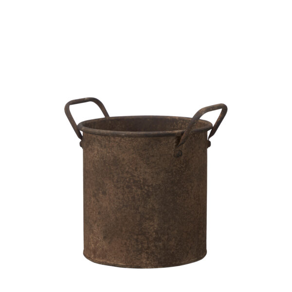 Metallist pott sangadega Edda Ø20x h20cm