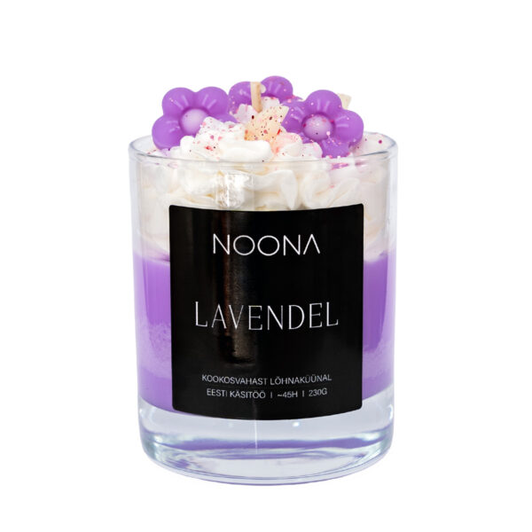 Lõhnaküünal Noona Lavendel 45h 230g