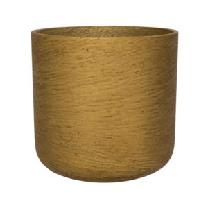 Lillepott Charlie Ø15x h14,5cm metallik kuld