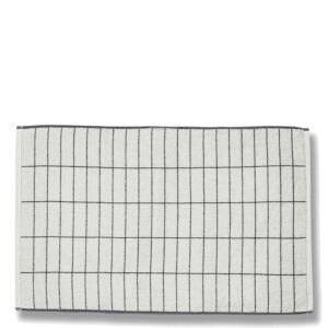 Vannitoamatt Tile Stone must-valge 50x80cm