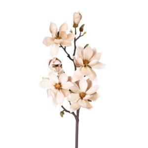Kunstlill magnoolia kreem 95x25x15cm
