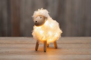 Valgusdekoratsioon lammas LED 14cm