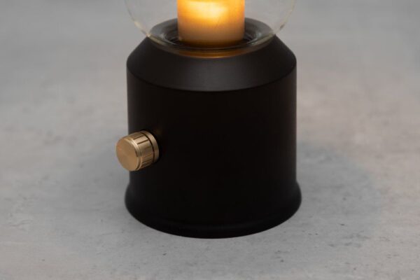 Laetav LED-latern Finnlumor must 23 cm