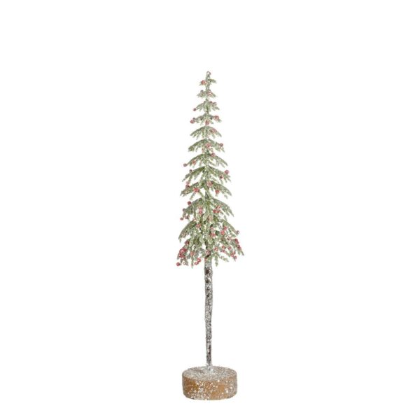 Jõulukaunistus härmas kuusk Ø6x30cm