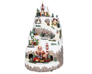 Valgusküla LED rongiga 41cm