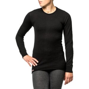 WoolPower Merino 200 aluspesu särk must XL