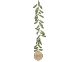 LED-valgustusega klaaskuul merevaigukollane Ø14cm
