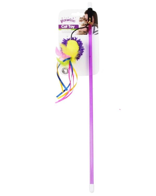 Pawise mänguasi kassile pall sulgedega värviline 45cm