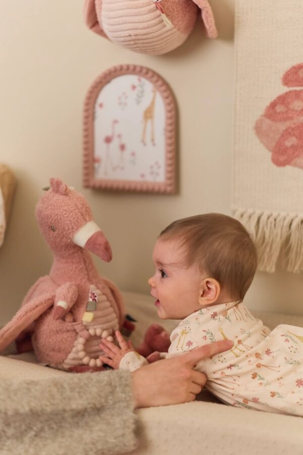 Little Dutch tegevuskaisukas flamingo Safari Friends 33cm