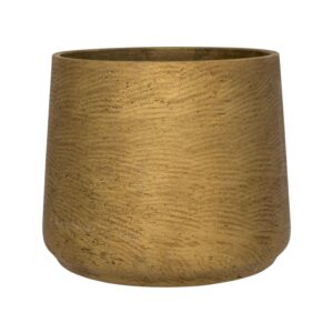 Lillepott Patt Ø16,5x h14cm metallik kuld