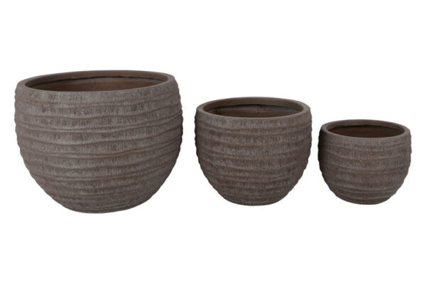 Lillepott Luuk Ø50x38cm pruun