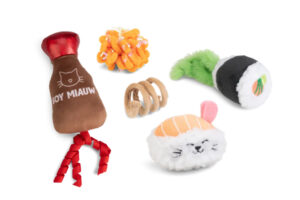 Mänguasjade komplekt kassile sushi 5tk