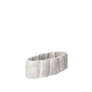 Lillepott Cruve S ovaalne Ø30x h10cm hall