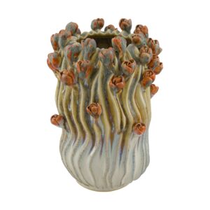 Vaas keraamiline tulpidega 25cm