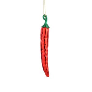 Klaasist kuusehe punane tšilli 14,5cm