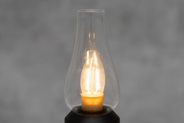 Laetav LED-latern Finnlumor must 23 cm