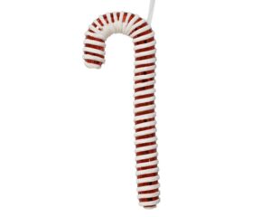 Kuuseehe peegelpinnaga kommikepp punane valge 40,5cm